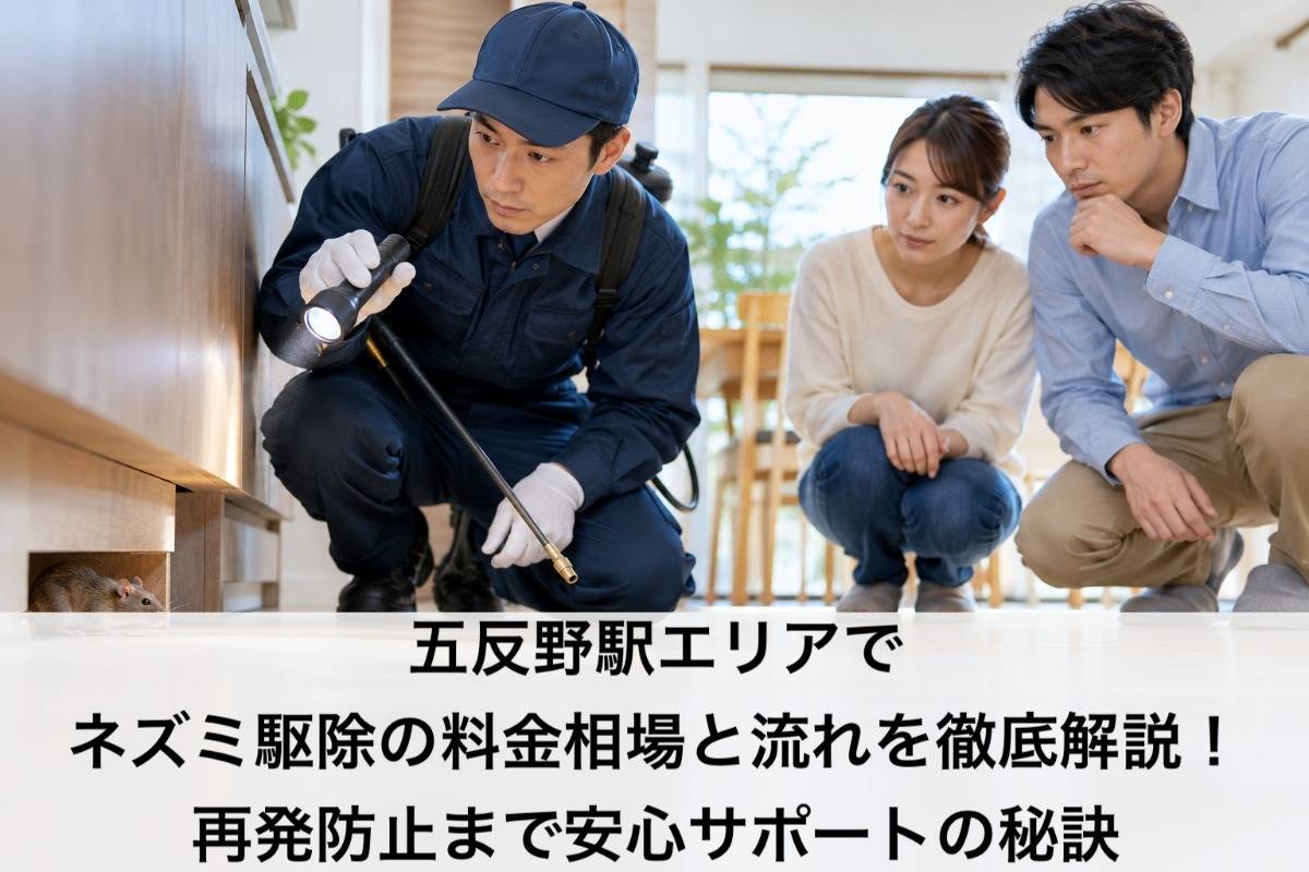 五反野駅エリアでネズミ駆除の料金相場と流れを徹底解説！再発防止まで安心サポートの秘訣
