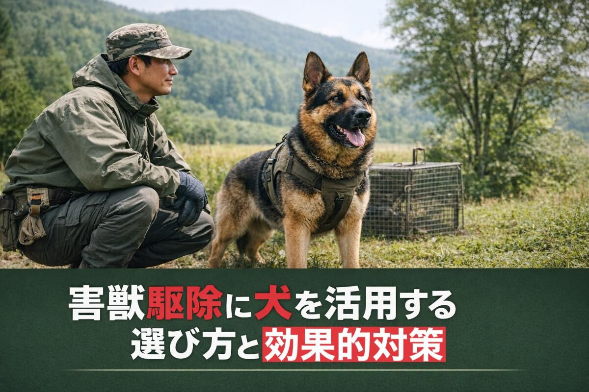 害獣駆除に犬を活用する選び方と効果的対策｜犬種別の役割・費用・成功事例を徹底解説