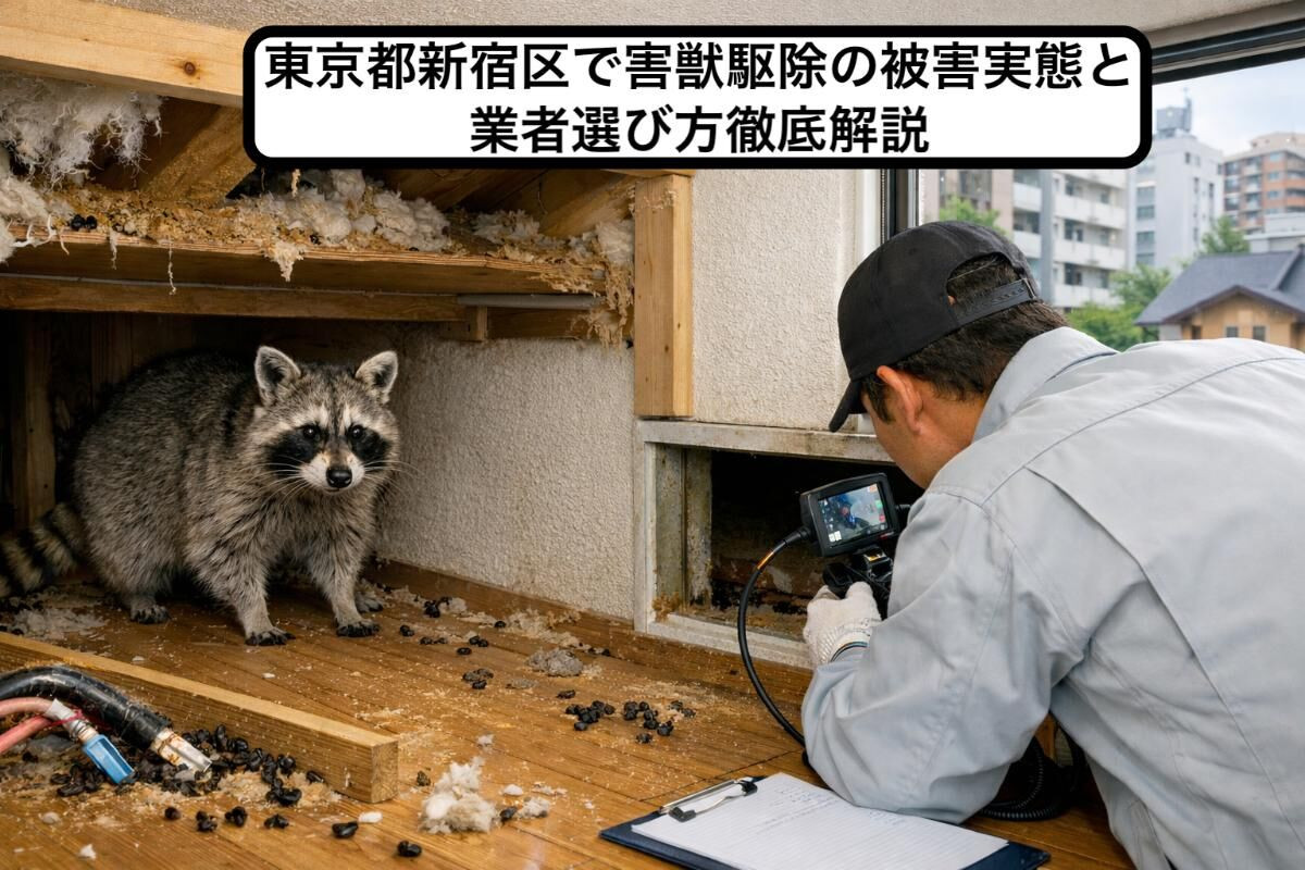 東京都新宿区で害獣駆除の被害実態と業者選び方徹底解説