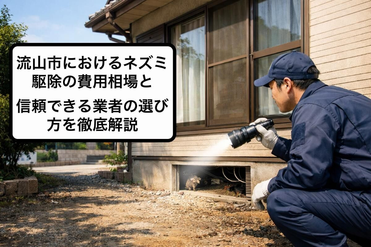 流山市におけるネズミ駆除の費用相場と信頼できる業者の選び方を徹底解説