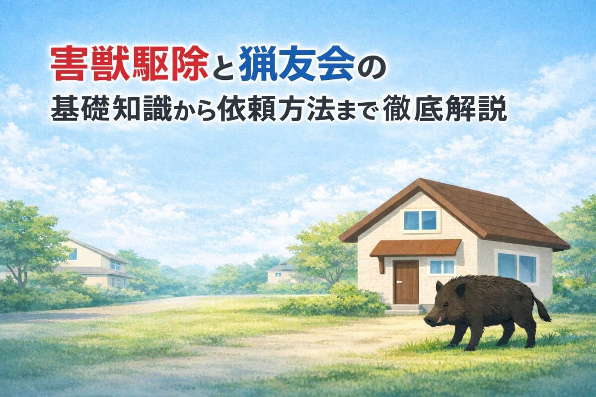 害獣駆除と猟友会の基礎知識から依頼方法まで徹底解説