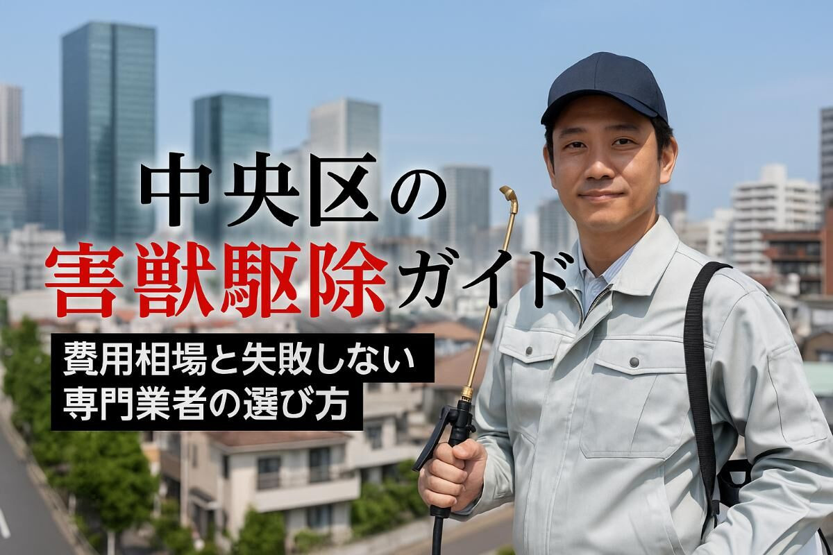 中央区で害獣駆除に失敗しないための費用相場と専門業者選び徹底ガイド