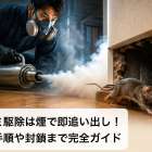 ネズミ駆除は煙で即追い出し！安全手順や封鎖まで完全ガイド
